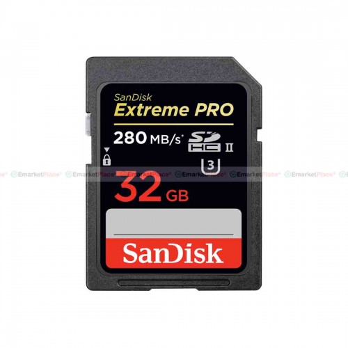 SD card 32GB Pro UHS-II ความเร็วสูงสุด 280MB/s ประสิทธิภาพเต็มเปี่ยมยอดเยี่ยม
